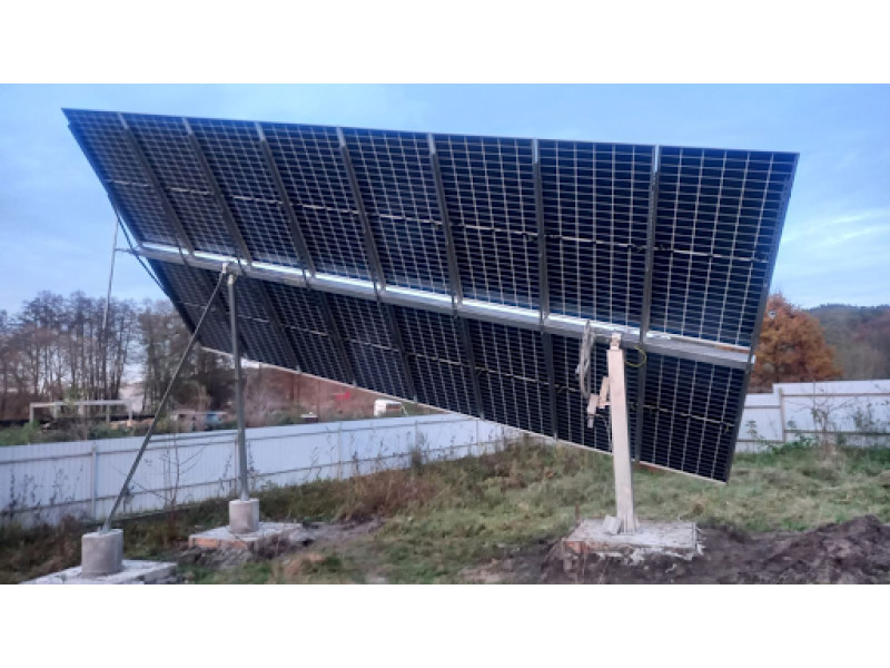 Hybrid Tracker Solar Power Plant 10 kW household Lviv - photo 2