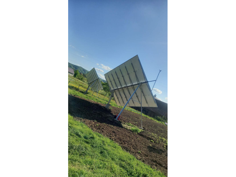 Grid-tied Tracker Solar Power Plant 30 kW household Nyzhnie Selyshche - photo 1