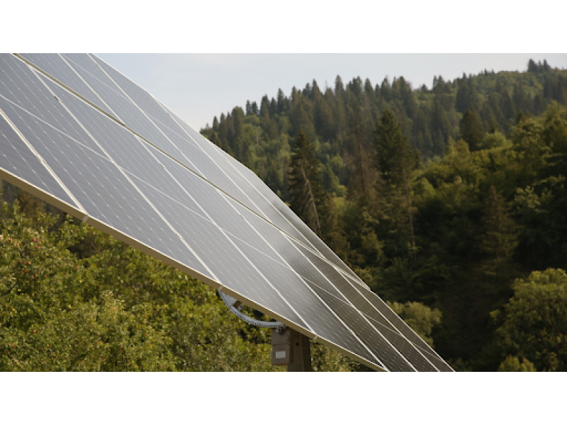 Grid-connected tracking solar power plant 36 kW_household_Maidan - photo 2