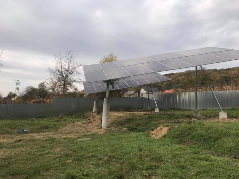 Сетевая трекерная СЭС 36 кВт домохозяйство Лоза - фото 1