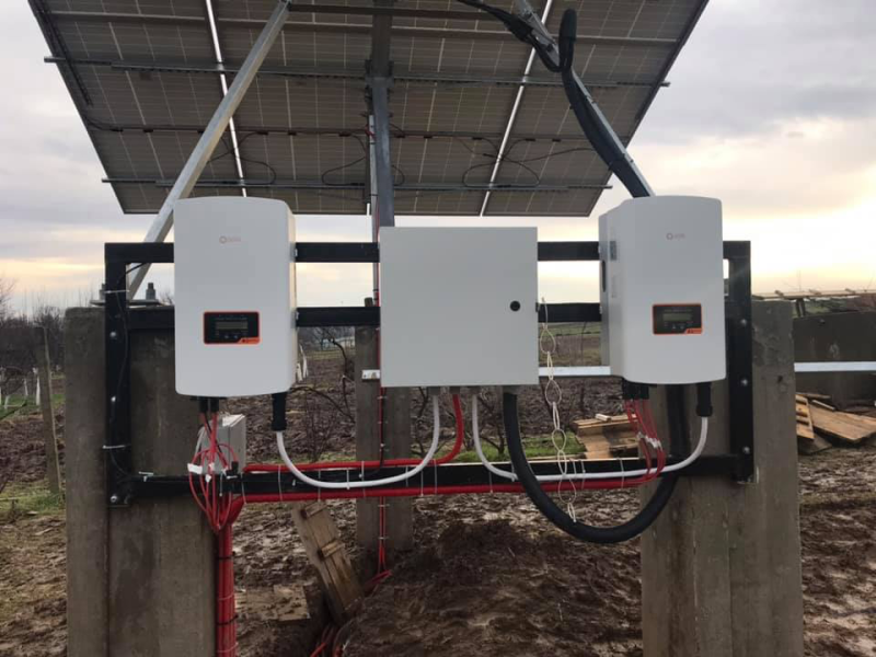 Grid-connected tracking solar power plant 42 kW_household_Onok - photo 4