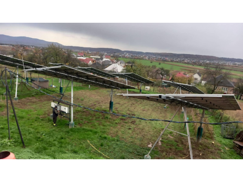 Мережева трекерна СЕС 60 кВт_домогосподарство_Лоза